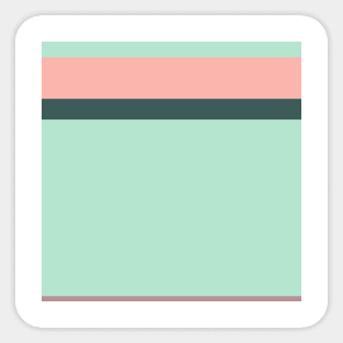 A sensational farrago of Feldgrau, Pale Turquoise, Pale Salmon and Rosy Brown stripes. Sticker